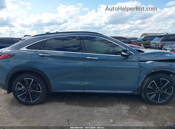 3PCAJ5J39NF101280 2022 INFINITI QX55 Blue Սալոնի 360 աստիճան տեսք