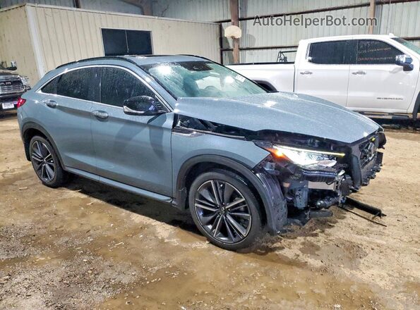3PCAJ5JR4PF105518 2023 INFINITI QX55 Blue Delantero derecho