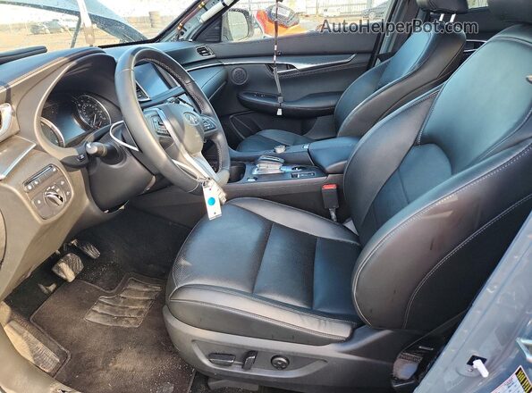 3PCAJ5JR8SF103098 2025 INFINITI QX55 Blue Widok wnętrza z przodu