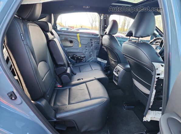 3PCAJ5JR8SF103098 2025 INFINITI QX55 Blue Widok tylnych siedzeń