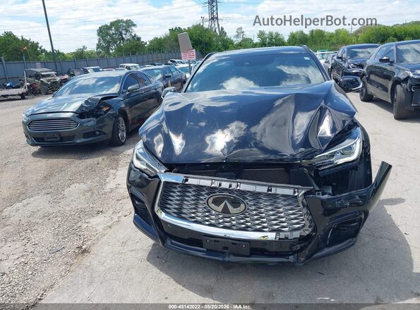 3PCAJ5JR9PF114795 2023 INFINITI QX55 Black ხელსაწყოთა პანელის ხედი