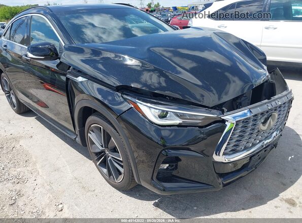 3PCAJ5JR9PF114795 2023 INFINITI QX55 Black წინა ხედი