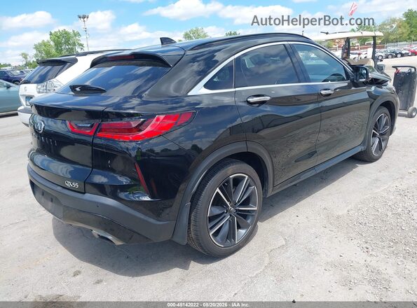 3PCAJ5JR9PF114795 2023 INFINITI QX55 Black უკანა მარჯვენა