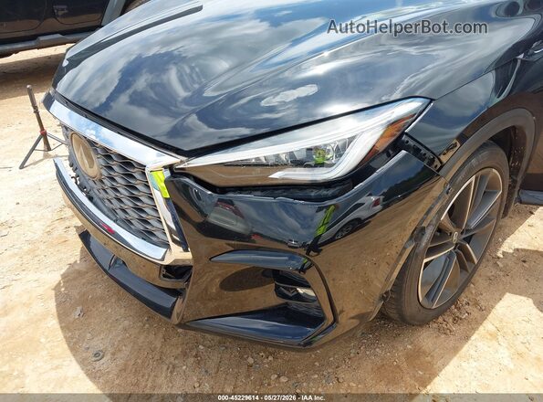 3PCAJ5K30NF100596 2022 INFINITI QX55 Black Вид спереду