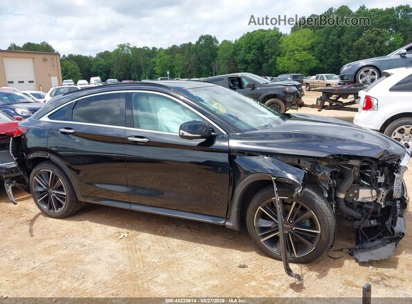 3PCAJ5K30NF100596 2022 INFINITI QX55 Black Вид задньої частини салону