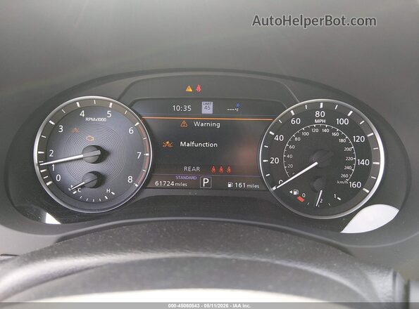 3PCAJ5K30NF102977 2022 INFINITI QX55 White Հետևի նստատեղերի տեսք