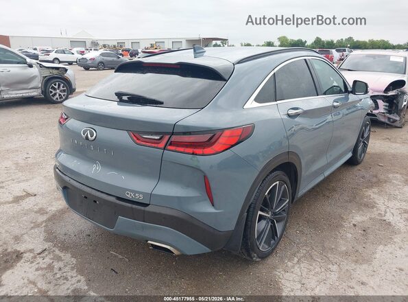 3PCAJ5K37NF104001 2022 INFINITI QX55 Gray Rear right
