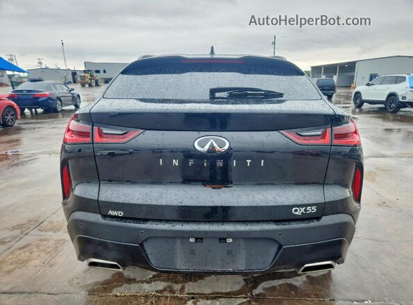 3PCAJ5K39NF100581 2022 INFINITI QX55 Black Vista trasera