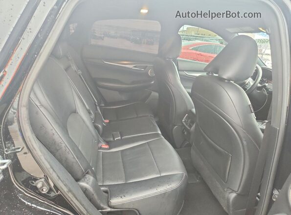3PCAJ5K39NF100581 2022 INFINITI QX55 Black Vista de los asientos traseros