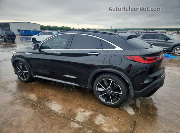 3PCAJ5K39NF100581 2022 INFINITI QX55 Black Trasero izquierdo