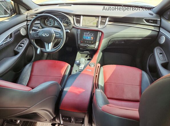 3PCAJ5LR1PF103528 2023 INFINITI QX55 Blue Vista del salpicadero