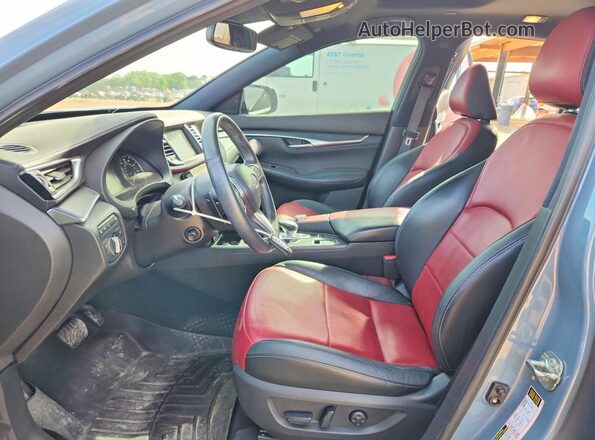 3PCAJ5LR1PF103528 2023 INFINITI QX55 Blue Vista interior delantera