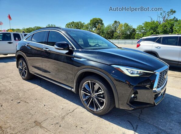 3PCAJ5LR1PF114903 2023 INFINITI QX55 Black Front right