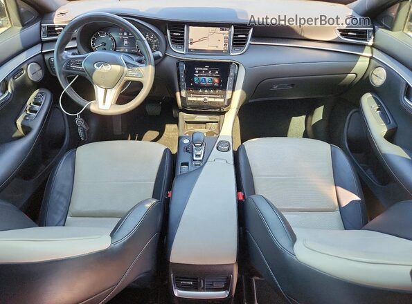 3PCAJ5LR1PF114903 2023 INFINITI QX55 Black Dashboard view