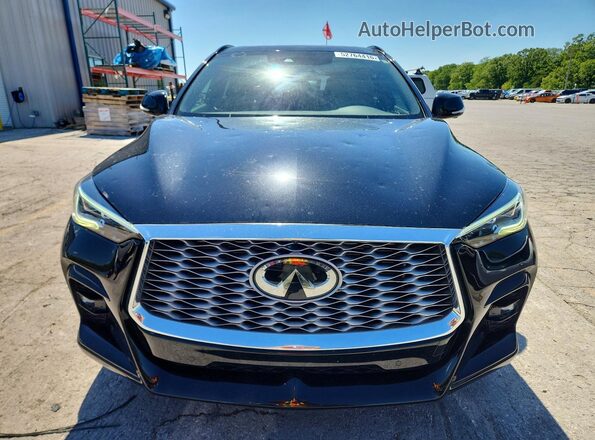 3PCAJ5LR1PF114903 2023 INFINITI QX55 Black Front view