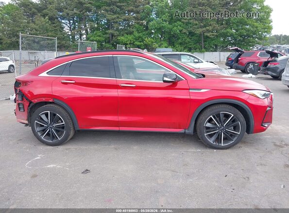 3PCAJ5LR6PF103864 2023 INFINITI QX55 Red Սալոնի 360 աստիճան տեսք