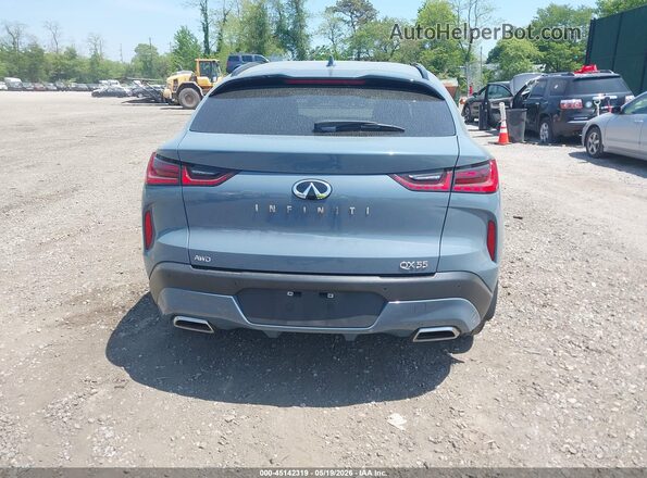 3PCAJ5LR6RF108758 2024 INFINITI QX55 Blue 