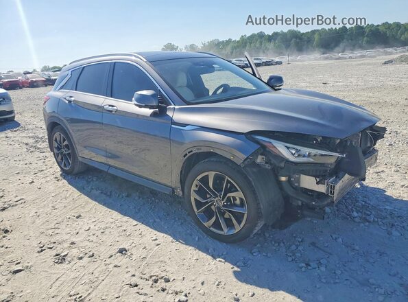 3PCAJ5M14KF138002 2019 INFINITI QX50 Gray Delantero derecho