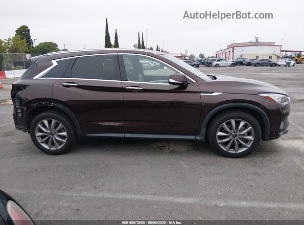 3PCAJ5M14LF110170 2020 INFINITI QX50 Коричневый Панорамный вид салона 360°