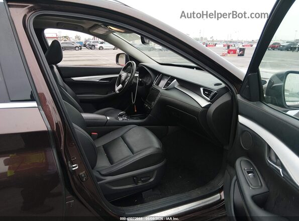 3PCAJ5M14LF110170 2020 INFINITI QX50 Коричневый Вид салона спереди