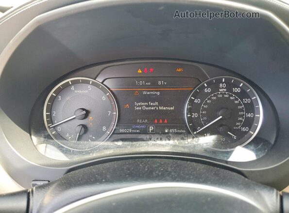 3PCAJ5M17LF118554 2020 INFINITI QX50 Blue ხელსაწყოთა პანელის ხედი