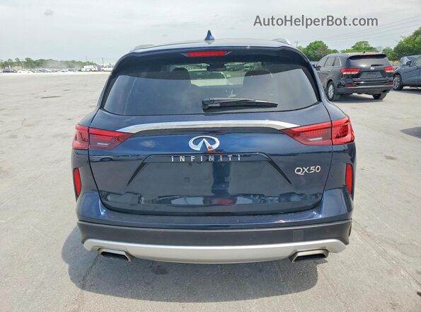3PCAJ5M17LF118554 2020 INFINITI QX50 Blue უკანა ხედი