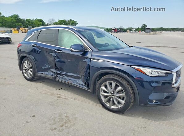 3PCAJ5M17LF118554 2020 INFINITI QX50 Blue წინა მარჯვენა
