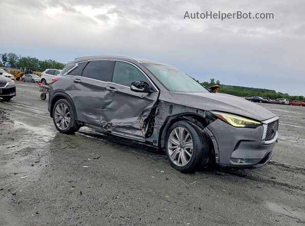3PCAJ5M19LF117826 2020 INFINITI QX50 Gray Przód prawy