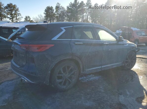 3PCAJ5M30KF111512 2019 INFINITI QX50 Black Задня права чверть