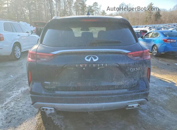 3PCAJ5M30KF111512 2019 INFINITI QX50 Black Вид ззаду