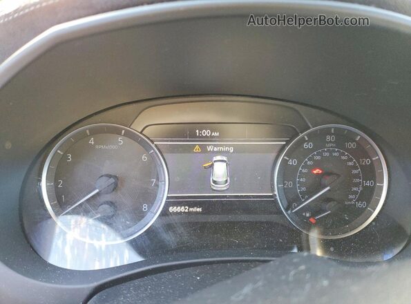 3PCAJ5M30KF111512 2019 INFINITI QX50 Black Вид щитка приладів