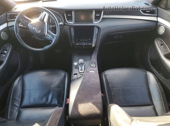 3PCAJ5M30KF111512 2019 INFINITI QX50 Black Вид панелі приладів