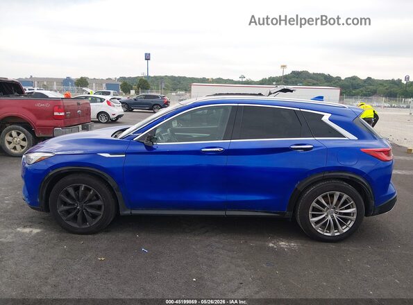 3PCAJ5M30KF120355 2019 INFINITI QX50 Blue წინა ხედი