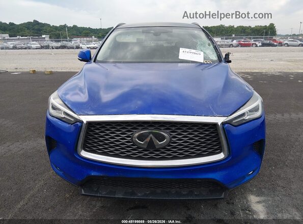 3PCAJ5M30KF120355 2019 INFINITI QX50 Blue ხელსაწყოთა პანელის ხედი