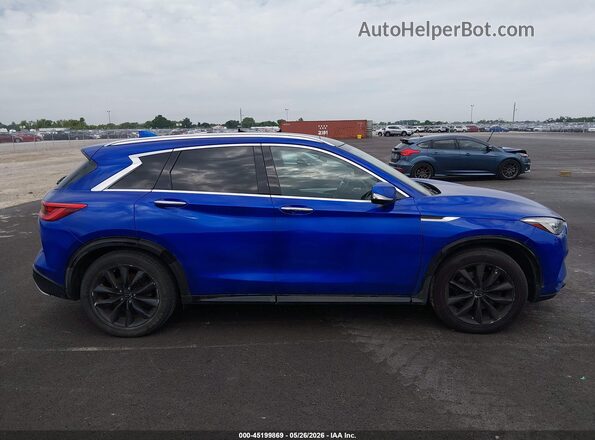 3PCAJ5M30KF120355 2019 INFINITI QX50 Blue უკანა სალონის ხედი