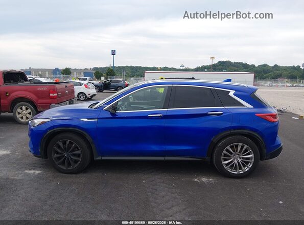 3PCAJ5M30KF120355 2019 INFINITI QX50 Blue სალონის 360-გრადუსიანი ხედი
