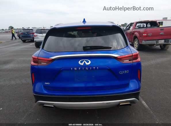 3PCAJ5M30KF120355 2019 INFINITI QX50 Blue 