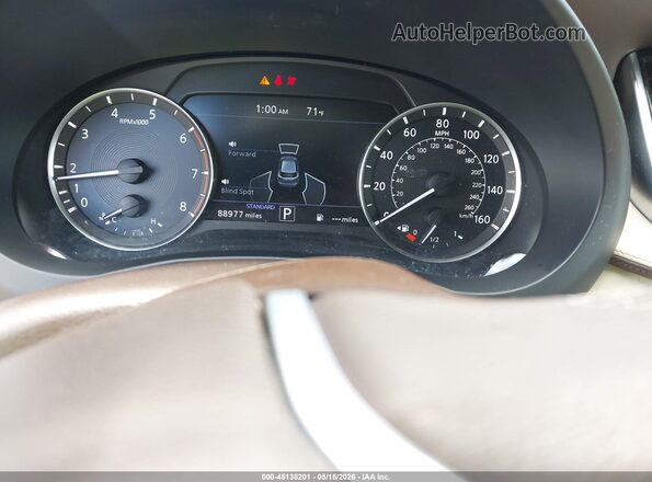 3PCAJ5M30KF123465 2019 INFINITI QX50 Gray Հետևի նստատեղերի տեսք