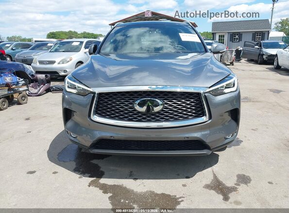 3PCAJ5M30KF123465 2019 INFINITI QX50 Gray Դիմացի տեսք