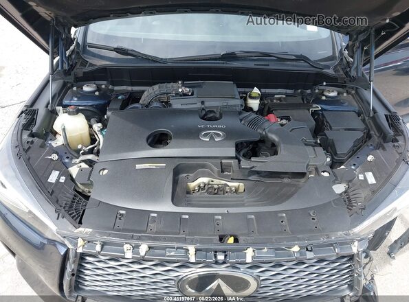 3PCAJ5M31KF101958 2019 INFINITI QX50 Blue Rear view