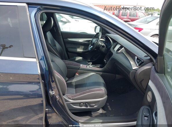 3PCAJ5M31KF101958 2019 INFINITI QX50 Blue Front interior view
