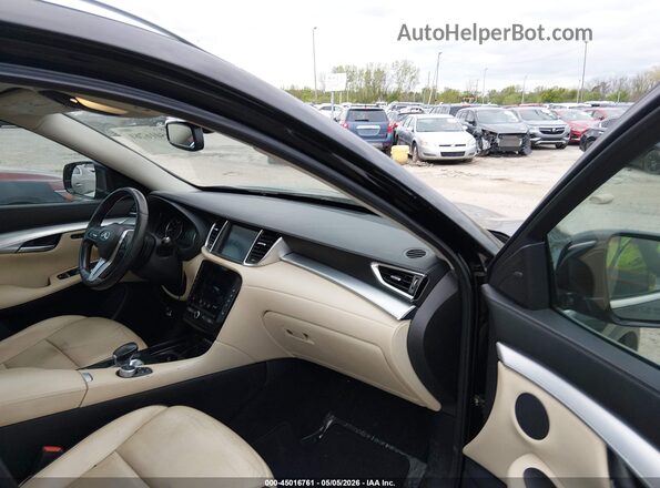 3PCAJ5M32KF131616 2019 INFINITI QX50 Black Vista interior delantera