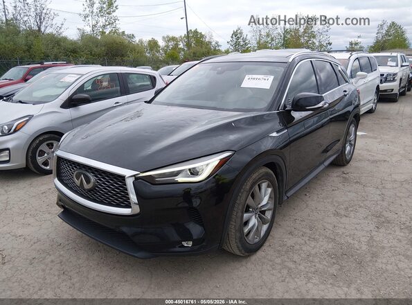 3PCAJ5M32KF131616 2019 INFINITI QX50 Black Vista tres cuartos delantera izquierda