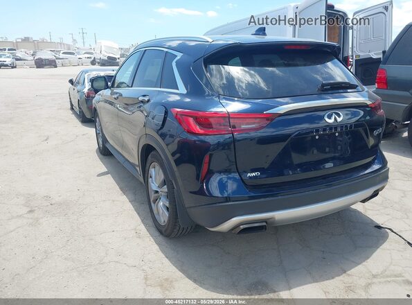 3PCAJ5M32KF137125 2019 INFINITI QX50 Blue უკანა მარცხენა