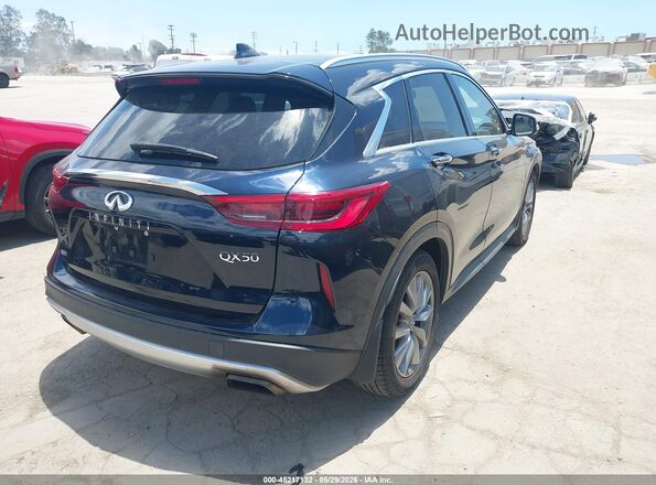 3PCAJ5M32KF137125 2019 INFINITI QX50 Blue უკანა მარჯვენა