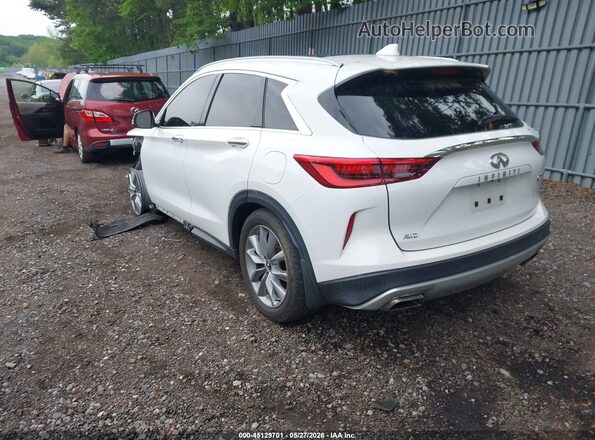 3PCAJ5M33KF144228 2019 INFINITI QX50 Белый Задняя левая четверть