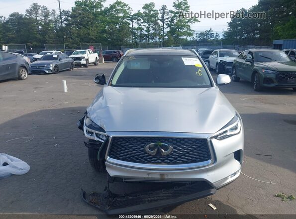 3PCAJ5M33LF100571 2020 INFINITI QX50 Silver ხელსაწყოთა პანელის ხედი