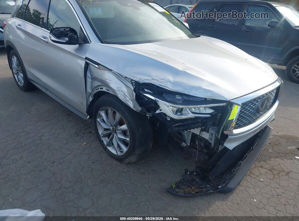 3PCAJ5M33LF100571 2020 INFINITI QX50 Silver წინა ხედი