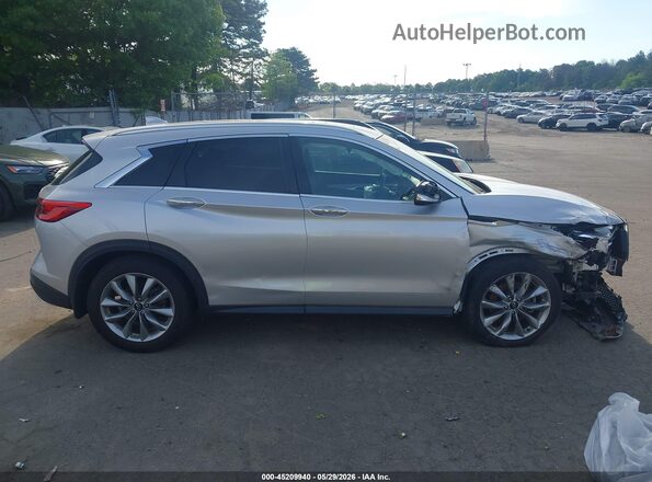 3PCAJ5M33LF100571 2020 INFINITI QX50 Silver უკანა სალონის ხედი