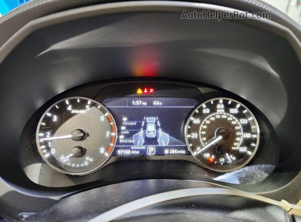 3PCAJ5M35KF147289 2019 INFINITI QX50 White Սարքավորումների վահանակի տեսք